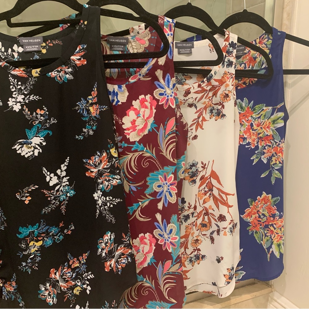 7 assorted business casual tank tops